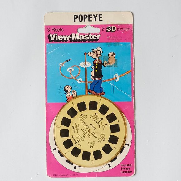 VINTAGE VIEW MASTER POPEYE BNIP Sealed 1962 King Features Syndicate Inc. - Picture 1 of 3